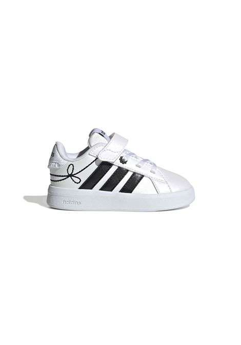 Adidas Grand Court 3.0 Shoes White Black Girls Infant ADIDAS CORE | Sneakers | KH9781-